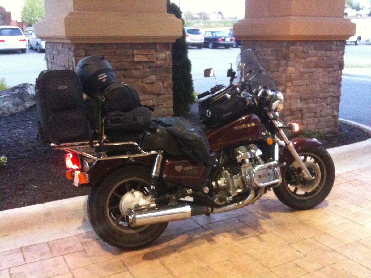 1984 goldwing parked in toronto