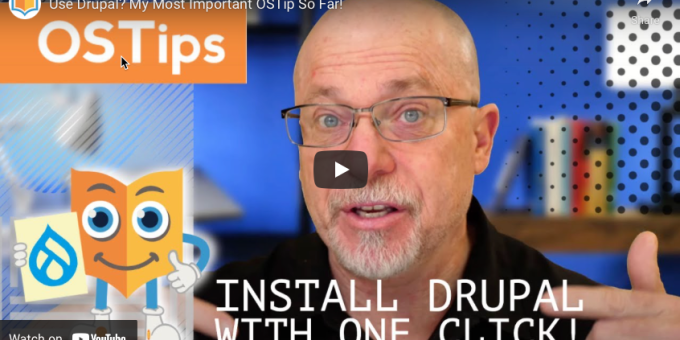 Install Drupal with One Click